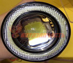 Фара дневного света светодиодная LED-DRL HDX-D069 W (89 мм) белый 