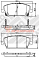 Колодки тормозные комплект Civic седан VIII (FD,FA) / Civic хэтчбек VIII (FN,FK)