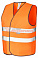 Жилет светоотражающий оранжевый (размер XXL) ГОСТ 12.4.281-2014