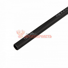 Термоусадочная трубка (клеевая) 3,0/1,0мм (черная 1м) двустенная СТТК (3:1)  REXANT