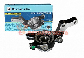 Кулак поворотный 1118 с подшипником в сборе левый 1118-3001015П