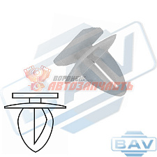 09350 клипса автомобильная УНИВЕРСАЛЬНАЯ