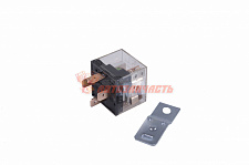 Реле 4-х конт 12V 40A BOSDQ (прозрачный корпус) + кронштейн