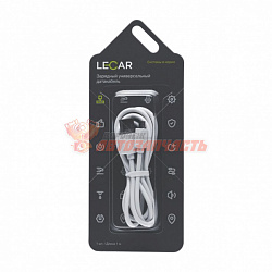 Кабель USB-microUSB 1м LECAR