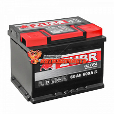 Аккумуляторная батарея  60Ah прямой (600A) ZUBR ULTRA (242х175х190)