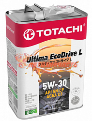 Масло моторное TOTACHI Ultima EcoDrive L 5W30 (SN/CF,C3)  4л.  /dexos 2/