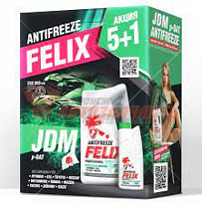 Антифриз FELIX JDM 5л+1л (акция) зеленый (HYUNDAI, KIA, TOYOTA, MAZDA)