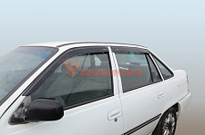 Дефлекторы на боковые стекла Daewoo Nexia 1996-2016 /седан/накладные/скотч/к-т 4шт./