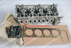 Головка блока цилиндров ГАЗ-40524,40525,40904,40605  в сборе с прокладкой и крепежом Евро-3