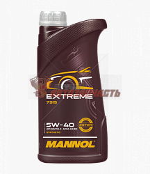 Масло моторное Mannol Extreme 5w40 1л  (A3/B4) (SN/CH-4) (MB 229.5 BMW LL-01) (MN7915-1)