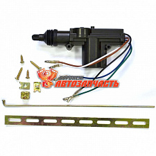 Моторедуктор замка двери 21093 (5 проводов) с крепежом и тягой BCS-5P