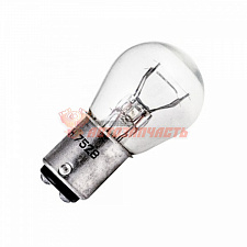 Лампа 12V P21/5W BAY15d (белая,смещен по высоте, задний стоп-сигнал) OSRAM