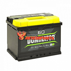Аккумуляторная батарея  60Ah обратный (600А) Dominator (242х175х190) 6СТ-60VLR