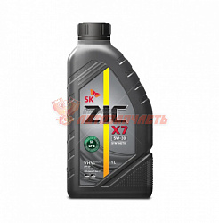 Масло моторное ZIC X7 5w30  1л  синтетика