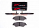 Тормозные колодки дисковые передние Kia Sportage (2.0i, 2.0TD)(99~02) Hankook FRIXA 