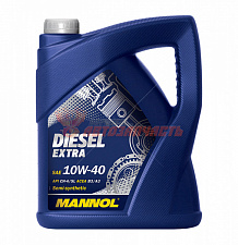 Масло моторное Mannol Diesel EXTRA 10w40   5л полусинтетическое/7504/