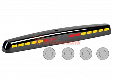 Парктроник Sho-me Y-2616N04 White / 4 датчиков цв.диспл.дуга/перех.кольца, 22mm