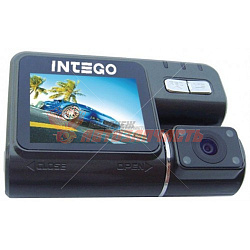 Видеорегистратор Intego VX 305 Dual / 2 камеры, 2-я выносная, 2", G-сенсор, MicroSD до 32Гб