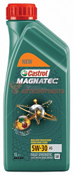 Масло моторное Castrol Magnatec  5w30 (A5) синтетическое 1л DUALOCK (новая упаковка) 