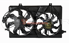 Электровентилятор 2170 с кондиционером HALLA с кожухом кроншт. и опорами (сдвоенный 