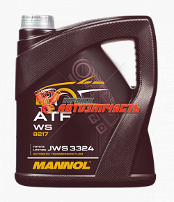 Масло трансмиссионное ATF WS 4 л Mannol (MN8217-1) TOYOTA/LEXUS AISIN AW