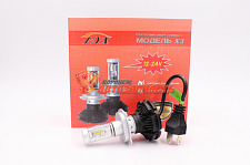 Лампа светодиодная MYX Light X3 H3 12V 18W ZES 6000K красная/черная упак.