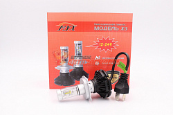 Лампа светодиодная MYX Light X3 H3 12V 18W ZES 6000K красная/черная упак.