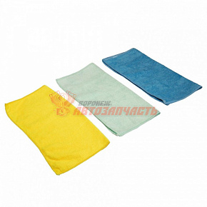 Салфетка из микрофибры 30х30 см (набор из 3 шт.) 200 гр./кв.м LECAR