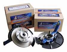 Ступичный узел 2123 усиленный (24 шлица) /подш от ивеко+2 кулака+2ступицы усил) с торм. диском