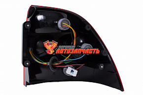 Фонарь задний 2170 "ДЗС" левый тонированный