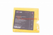 Салфетка из микрофибры 30*30 см Lecar (желтая)