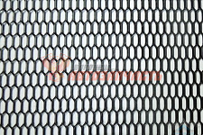 Сетка металлическая декоративная 100x40см, черная, ячейки 20x6мм сота