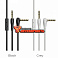 Аудио кабель Hoco UPA15, AUX, Jack 3.5-Jack 3.5, 1м, серый , с микрофоном
