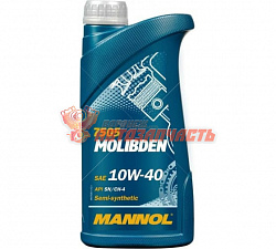 Масло моторное Mannol Molibden 10w40 1л полусинт. (7505) API SN/CH-4