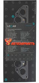Прокладка коллектора 21114, 2115, 2110 Калина 1,6 8 кл. металл 2 слоя LECAR