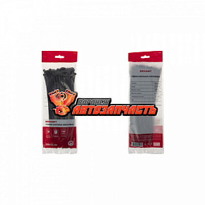 Стяжка нейлоновая 250x3,6мм, черная (100 шт/уп) REXANT