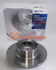 Диск переднего тормоза 2101 ВАЗ (в упак. lada)
