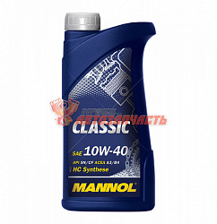 Масло моторное Mannol Classic 10w40 1л полусинтетическое (MN7501-1)