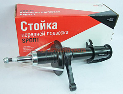 Стойка передней подвески 2110 СААЗ левая газо-масляная (класс спорт) в упак. lada