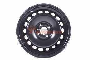 яяДиск колеса 2180, Lada Largus штамп R15 6J ET40 DIA 60.1 PCD 4x100 черная эмаль ВАЗ