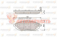 Тормозные колодки дисковые передние Chevrolet Spark (M300) 1.0/1.2 10- Hankook FRIXA 