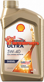 Масло моторное Shell Helix Ultra Diesel 5w40 1л