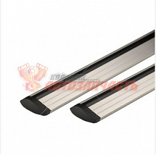 Поперечины АЭРОДИНАМИКА 130 см серебро 2 шт. Мамонт /багажные дуги/