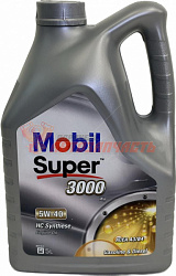 Масло моторное Mobil Super 3000 X1 5W40  5л (EU)