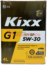 Масло моторное KIXX G1 API SP 5w30 4л синтетика метал. канистра