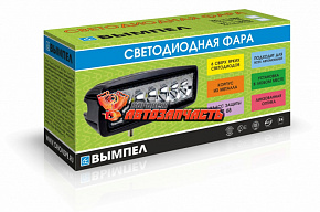 Светодиодная фара WL-118BS (дальний свет, мет. корп. 6 диодов) БМ