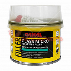 Шпатлевка со стекловолокном Glas MICRO RANAL (0,25 кг)