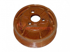 Шкив помпы ГАЗ 406 дв. Евро-3 (прессованный,коричневый)