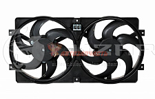 Электровентилятор 2123 с кожухом кроншт. и опорами (сдвоенный) LUZAR 