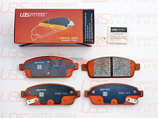 Тормозные колодки дисковые задние Chevrolet Cruze 09-13-Zafira C 11-13-Astra J 09-12-Mokka 12- UBS